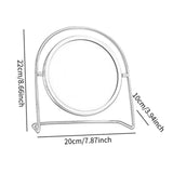 Maxbell Makeup Mirror for Desk Vanity Table Round Mirror for Home Decor Vanity Table Black