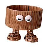 Maxbell Woven Basket Cute Snacks Pastry Display Basket for Picnic Wedding Restaurant C