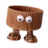 Maxbell Woven Basket Cute Snacks Pastry Display Basket for Picnic Wedding Restaurant C