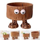 Maxbell Woven Basket Cute Snacks Pastry Display Basket for Picnic Wedding Restaurant C