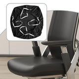 Maxbell Office Chair Cover Stretch Chair Slipcover for Workspace Dining Room Kitchen Black