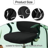 Maxbell Office Chair Cover Stretch Chair Slipcover for Workspace Dining Room Kitchen Black