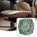 Maxbell Office Chair Cover Stretch Chair Slipcover for Workspace Dining Room Kitchen Green