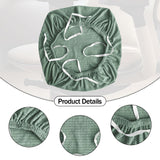 Maxbell Office Chair Cover Stretch Chair Slipcover for Workspace Dining Room Kitchen Green