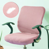 Maxbell Office Chair Cover Stretch Chair Slipcover for Workspace Dining Room Kitchen Pink