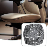 Maxbell Office Chair Cover Stretch Chair Slipcover for Workspace Dining Room Kitchen Gray