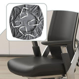 Maxbell Office Chair Cover Stretch Chair Slipcover for Workspace Dining Room Kitchen Gray