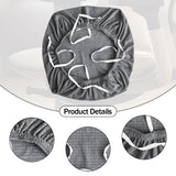 Maxbell Office Chair Cover Stretch Chair Slipcover for Workspace Dining Room Kitchen Gray