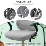 Maxbell Office Chair Cover Stretch Chair Slipcover for Workspace Dining Room Kitchen Gray