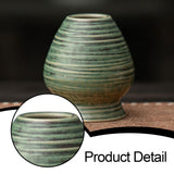 Maxbell Matcha Tea Whisk Holder Craft Ceramic Chasen Holder for Living Room Tabletop Green
