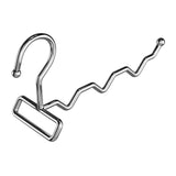 Maxbell Foldable Clothes Drying Rack Sturdy Coat Hanger for Bedroom Balcony Bathroom 23x15cm Silver
