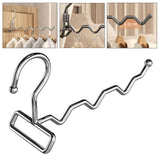 Maxbell Foldable Clothes Drying Rack Sturdy Coat Hanger for Bedroom Balcony Bathroom 23x15cm Silver