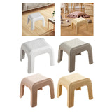 Maxbell Step Stool Stable Lightweight Shower Stool for Bedside Living Room Apartment White