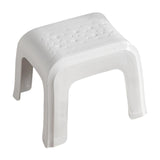 Maxbell Step Stool Stable Lightweight Shower Stool for Bedside Living Room Apartment White