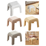 Maxbell Step Stool Stable Lightweight Shower Stool for Bedside Living Room Apartment White