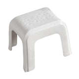 Maxbell Step Stool Stable Lightweight Shower Stool for Bedside Living Room Apartment White