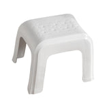 Maxbell Step Stool Stable Lightweight Shower Stool for Bedside Living Room Apartment White