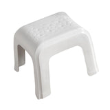 Maxbell Step Stool Stable Lightweight Shower Stool for Bedside Living Room Apartment White