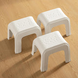 Maxbell Step Stool Stable Lightweight Shower Stool for Bedside Living Room Apartment White