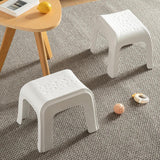 Maxbell Step Stool Stable Lightweight Shower Stool for Bedside Living Room Apartment White