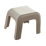 Maxbell Step Stool Stable Lightweight Shower Stool for Bedside Living Room Apartment Light Gray