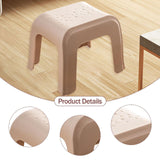 Maxbell Step Stool Stable Lightweight Shower Stool for Bedside Living Room Apartment Pink