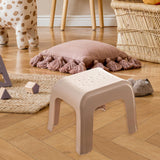 Maxbell Step Stool Stable Lightweight Shower Stool for Bedside Living Room Apartment Pink