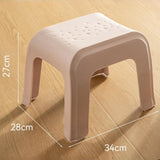 Maxbell Step Stool Stable Lightweight Shower Stool for Bedside Living Room Apartment Pink