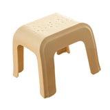 Maxbell Step Stool Stable Lightweight Shower Stool for Bedside Living Room Apartment Khaki