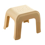 Maxbell Step Stool Stable Lightweight Shower Stool for Bedside Living Room Apartment Khaki