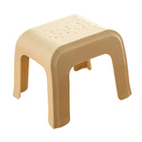 Maxbell Step Stool Stable Lightweight Shower Stool for Bedside Living Room Apartment Khaki