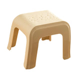 Maxbell Step Stool Stable Lightweight Shower Stool for Bedside Living Room Apartment Khaki