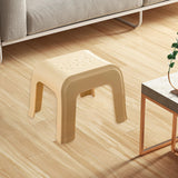 Maxbell Step Stool Stable Lightweight Shower Stool for Bedside Living Room Apartment Khaki