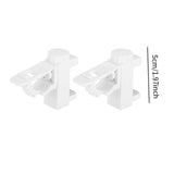 Maxbell 2 Pieces Curtain Rod Brackets Adjustable Clamp Sturdy for Bedroom Hotel Home