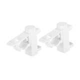 Maxbell 2 Pieces Curtain Rod Brackets Adjustable Clamp Sturdy for Bedroom Hotel Home