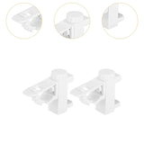 Maxbell 2 Pieces Curtain Rod Brackets Adjustable Clamp Sturdy for Bedroom Hotel Home