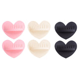 Maxbell 2 Pieces Shower Hair Catcher Collecting Tool Reusable Bathroom Bath Silicone White