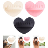 Maxbell 2 Pieces Shower Hair Catcher Collecting Tool Reusable Bathroom Bath Silicone White