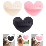 Maxbell 2 Pieces Shower Hair Catcher Collecting Tool Reusable Bathroom Bath Silicone White