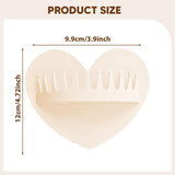 Maxbell 2 Pieces Shower Hair Catcher Collecting Tool Reusable Bathroom Bath Silicone White