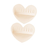 Maxbell 2 Pieces Shower Hair Catcher Collecting Tool Reusable Bathroom Bath Silicone White