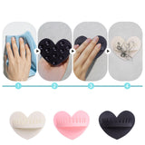 Maxbell 2 Pieces Shower Hair Catcher Collecting Tool Reusable Bathroom Bath Silicone White