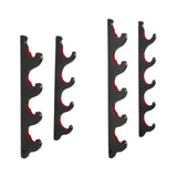 Maxbell Baseball Bat Hanger Wall Mounted Black Color Accessories with Flocked Finish 4 Tiers