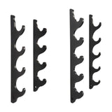 Maxbell Baseball Bat Wall Mounted Horizontal Hanger Black Colour Softball Bat Holder 4 Tiers