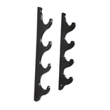 Maxbell Baseball Bat Wall Mounted Horizontal Hanger Black Colour Softball Bat Holder 4 Tiers
