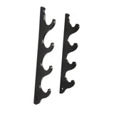 Maxbell Baseball Bat Wall Mounted Horizontal Hanger Black Colour Softball Bat Holder 4 Tiers