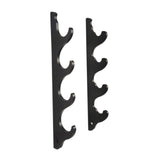 Maxbell Baseball Bat Wall Mounted Horizontal Hanger Black Colour Softball Bat Holder 4 Tiers