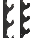 Maxbell Baseball Bat Wall Mounted Horizontal Hanger Black Colour Softball Bat Holder 4 Tiers