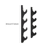 Maxbell Baseball Bat Wall Mounted Horizontal Hanger Black Colour Softball Bat Holder 4 Tiers