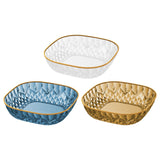 Maxbell Fruit Plate Modern Versatile Food Dish for Reception Graduation Anniversary White